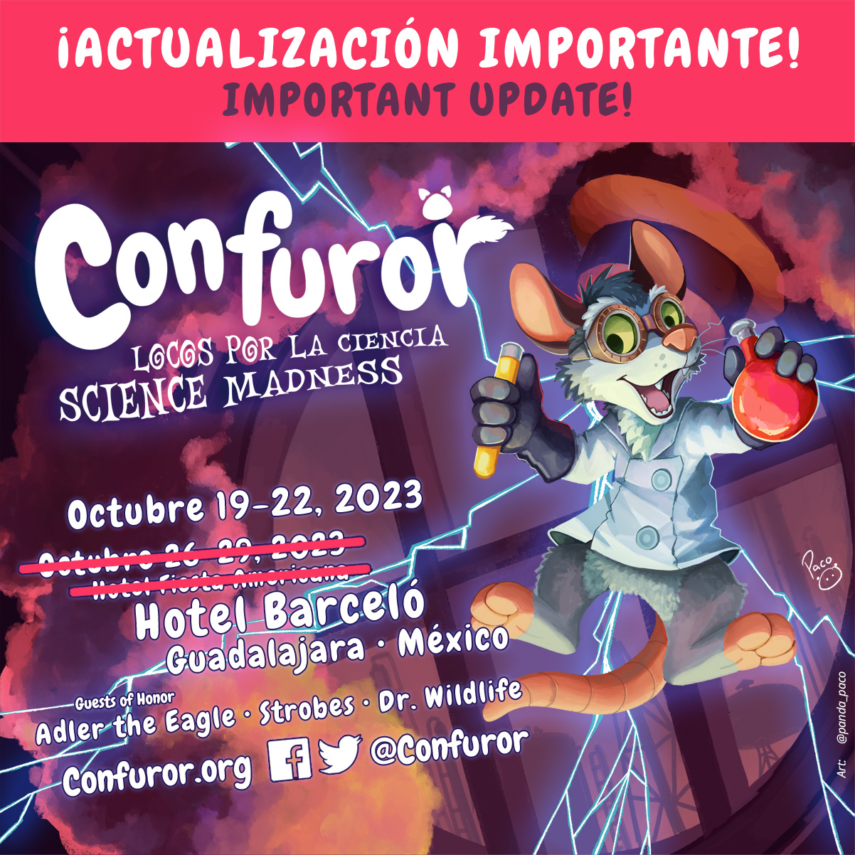 New Venue and Dates: October 19 to 22, 2023; Hotel Barceló Guadalajara