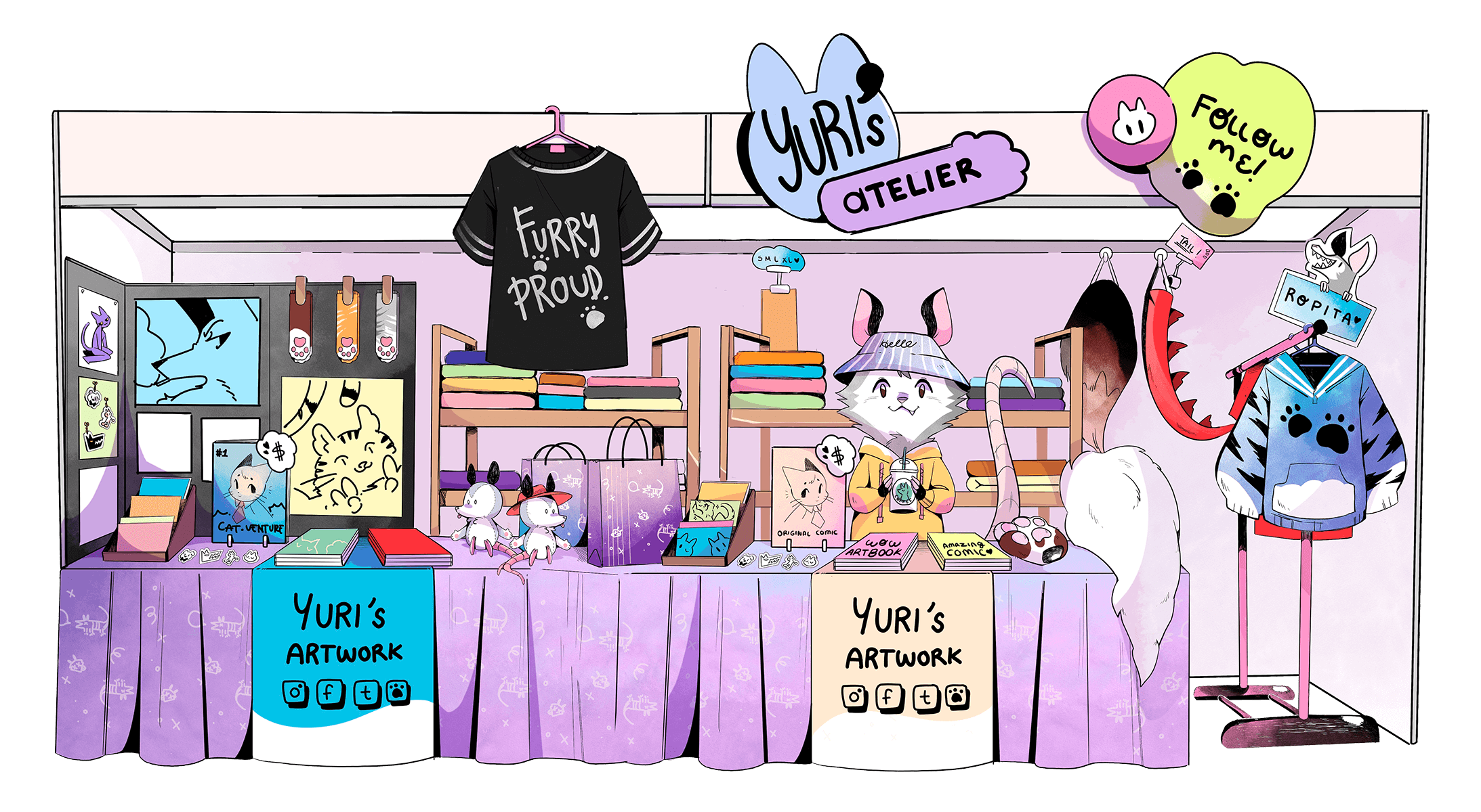 Example setup for the Dealers Den - Stand XL