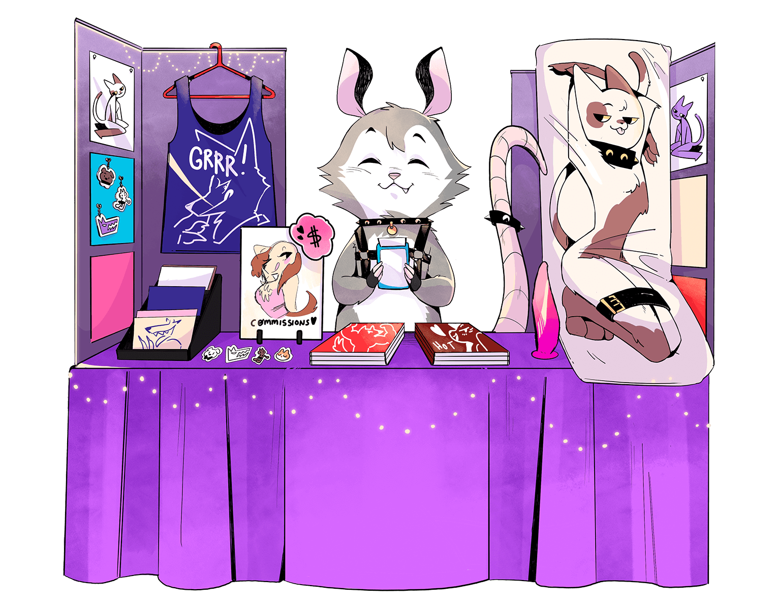Example setup for the Night Market